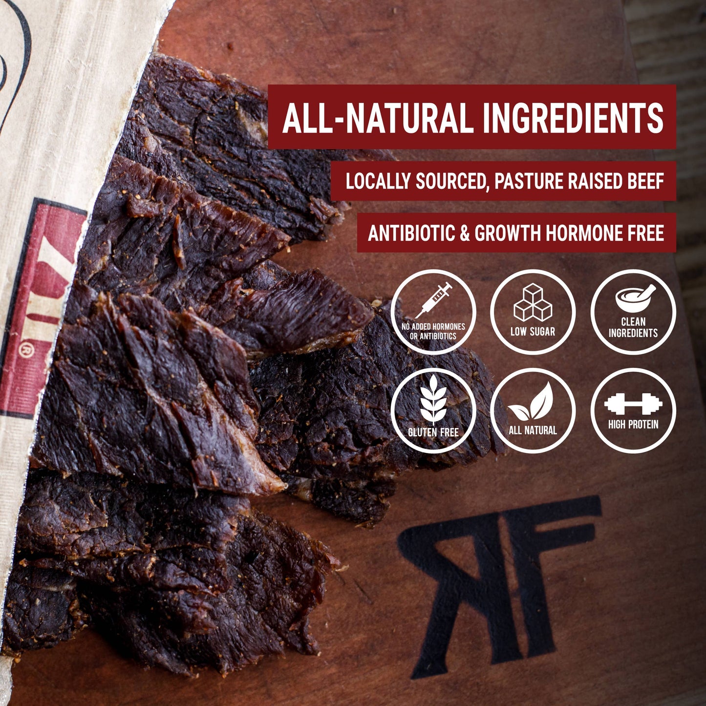 Righteous Felon Craft Jerky - OG Hickory Beef Jerky 2oz