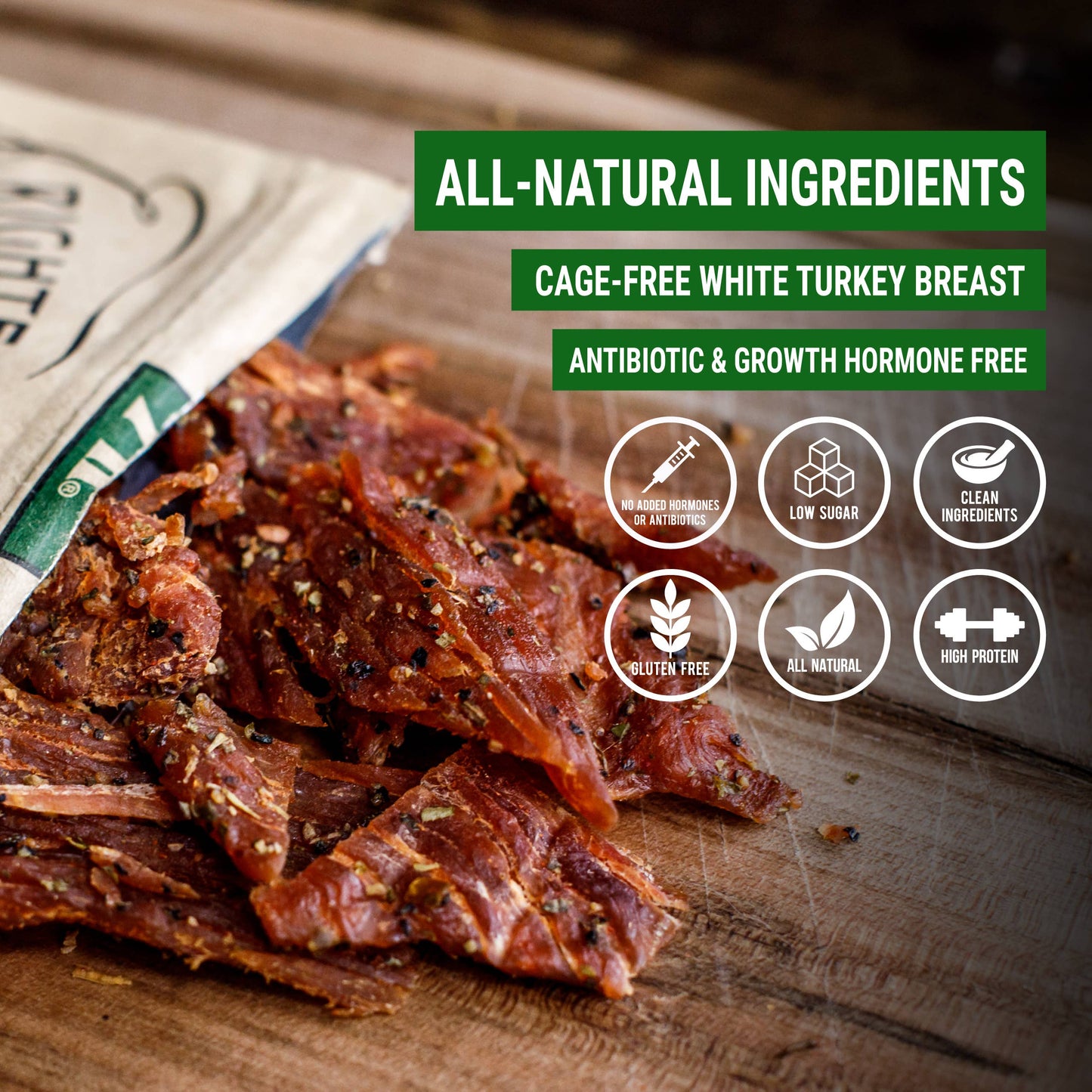 Righteous Felon Craft Jerky - Fowl Capone Turkey Jerky 2oz