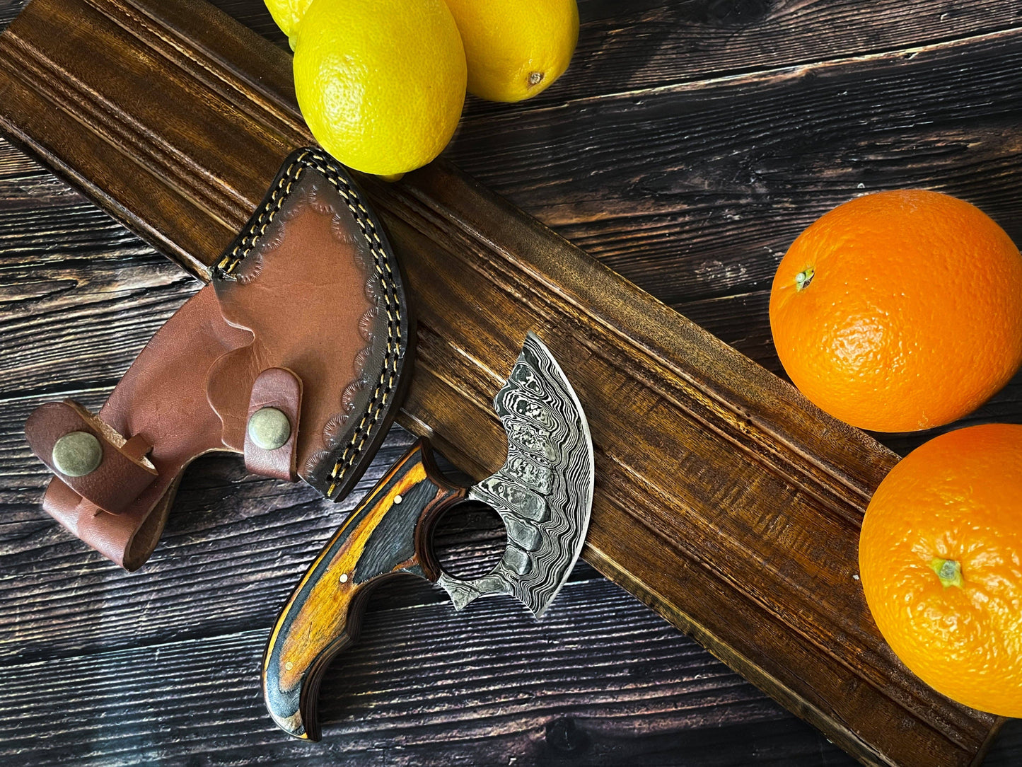 Titan International - Titan Custom Alaskan Ulu style blade, perfect for outdoors a