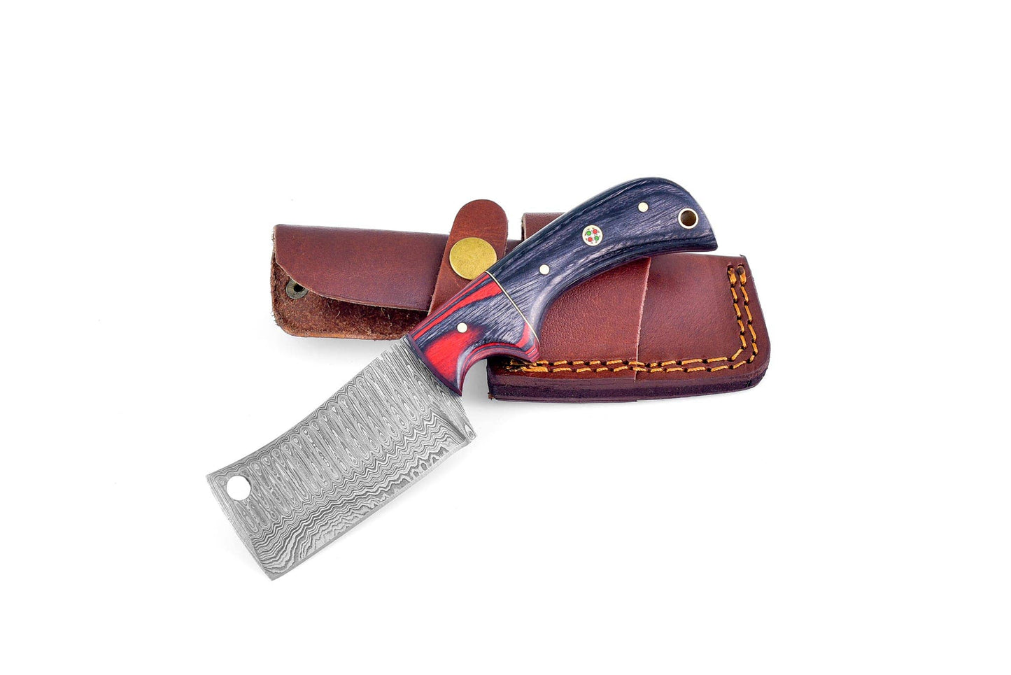 Titan International - Damascus Steel all around camping knife TK-086