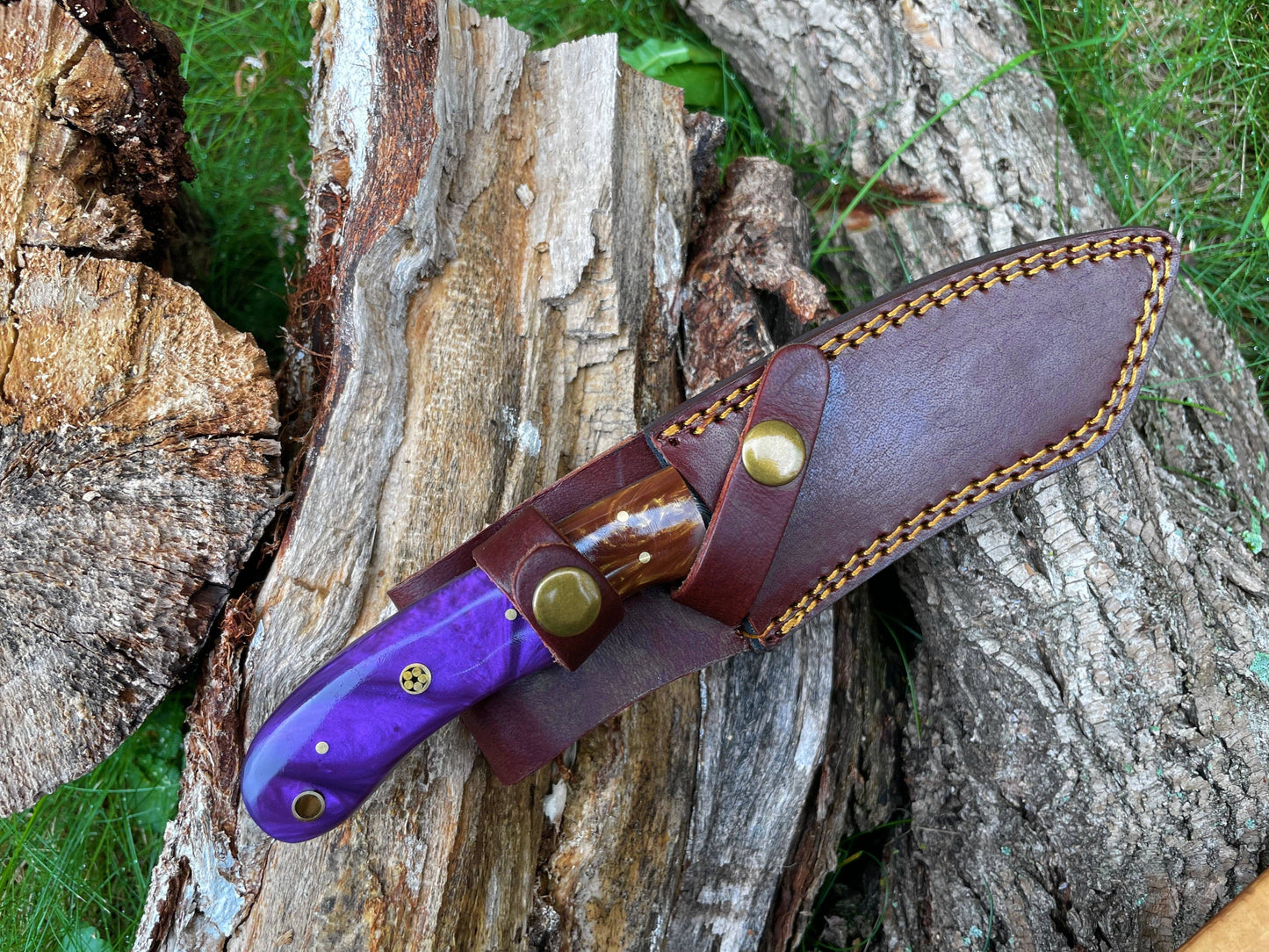 Titan International - Titan Damascus Steel Everyday Utility Knife TK-117