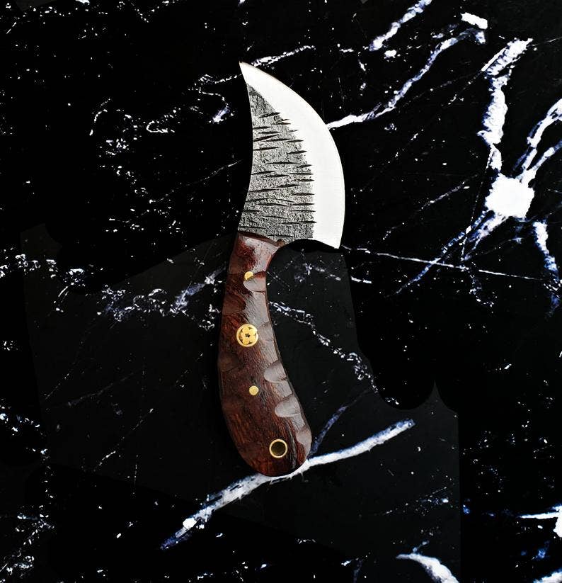 Titan International - Titan Brisk skin- Custom/ Hand forged/ Ulu inspired blade/ EDC