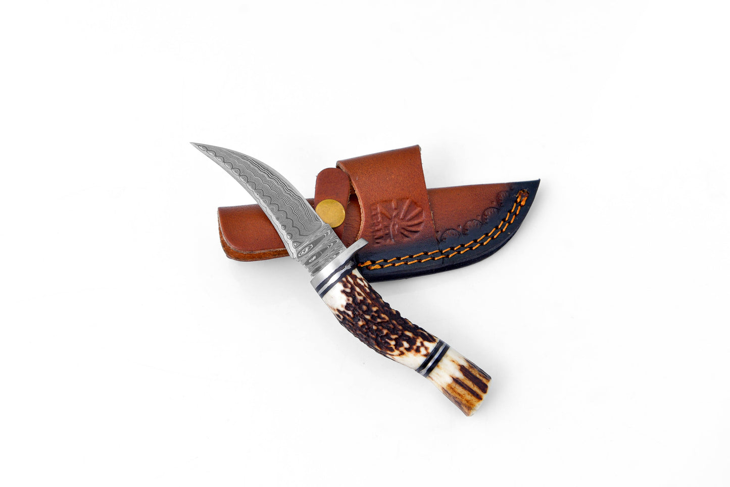 Titan International - Deer Horn Trailblazer Damascus by Titan TK-115