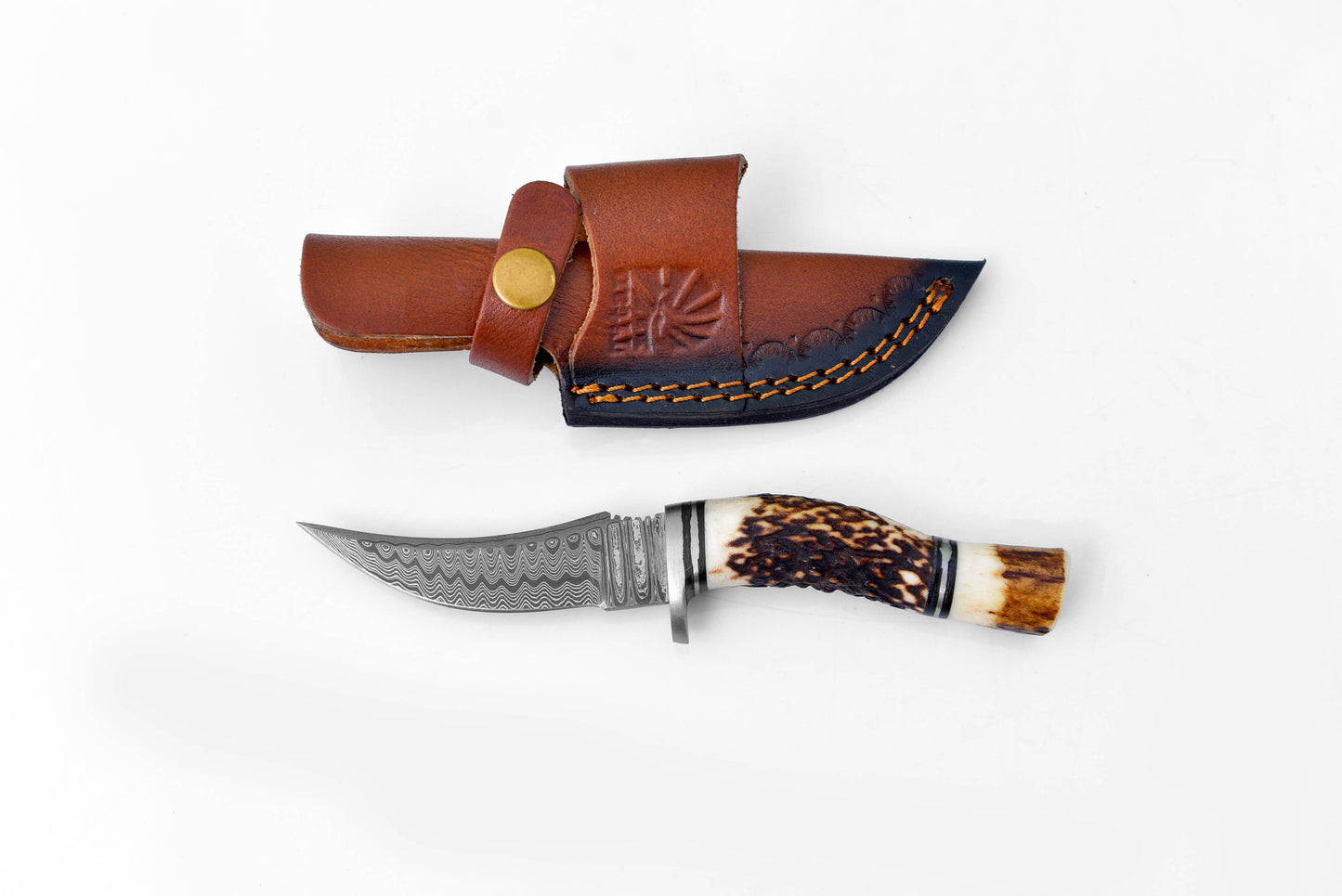 Titan International - Deer Horn Trailblazer Damascus by Titan TK-115