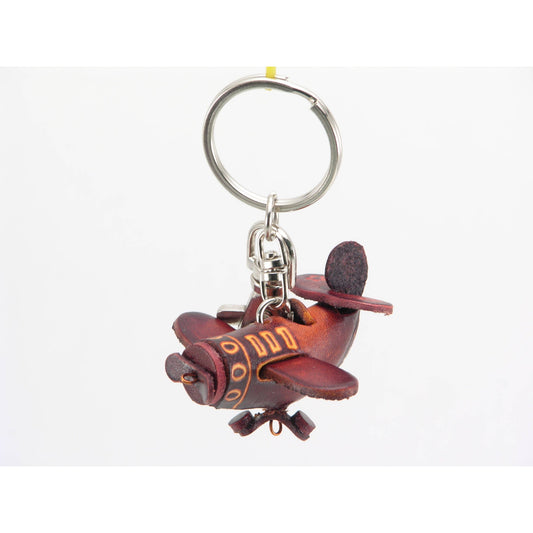 Sunflower Handmade leather inc - Handmade leather Airplane KeyChain