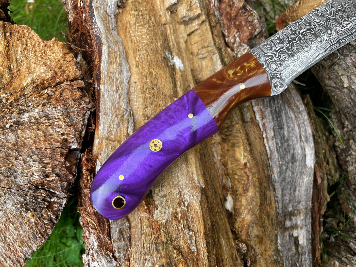 Titan International - Titan Damascus Steel Everyday Utility Knife TK-117